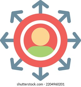 Benutzer-Vektorgrafik auf transparentem Hintergrund. Hochwertige Symbole. Zeilenfarbige Vektorsymbole für Konzept und Grafikdesign. 
