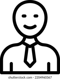 user  Vector illustration on a transparent background. Premium quality symmbols. Thin line vector icons for concept and graphic design.