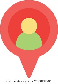 ilustración de usuario Vector en un fondo transparente. Símbolos de calidad superior. Iconos vectoriales de color de línea para el concepto y el diseño gráfico.