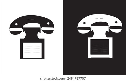 User Vector Phone Icons With Back And White variation 