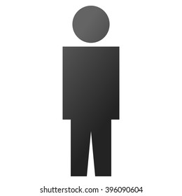 User vector toolbar icon for software design. Style is gradient icon symbol on a white background.