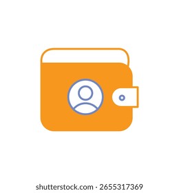 user wallet in fill icon