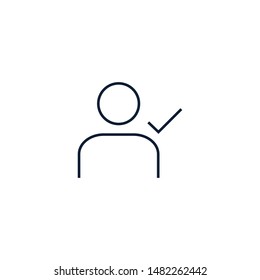 User Web Icon, Symbols. Logo, Profile picture.Vector