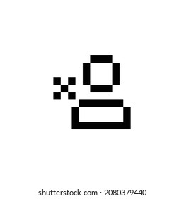 user x pixel perfect icon design. Flat style design isolated on white background. Vector illustration