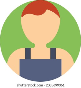 estilo de logotipo de la ilustración del vector de icono de usuario-7