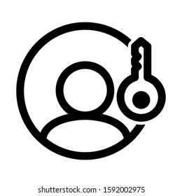 username icon isolated sign symbol vector illustration - high quality black style vector icons
