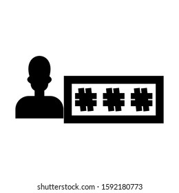 username icon isolated sign symbol vector illustration - high quality black style vector icons
