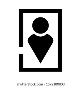 username icon isolated sign symbol vector illustration - high quality black style vector icons
