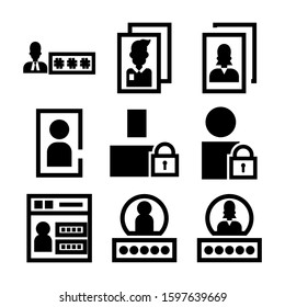 username icon isolated sign symbol vector illustration - Collection of high quality black style vector icons
