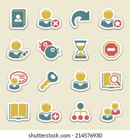 Users color icons.