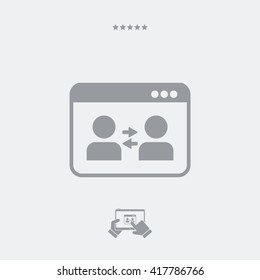 Users communication icon