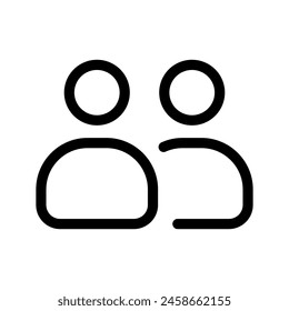 Users Group Icon Vector Symbol Design Illustration