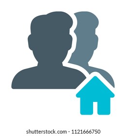 Users Home symbol