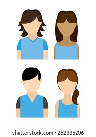 users icon design, vector illustration eps10 graphic 