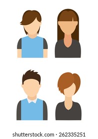 users icon design, vector illustration eps10 graphic 
