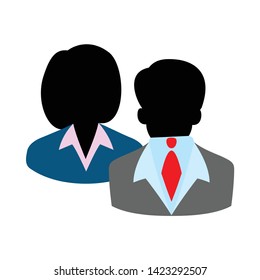 users icon. flat illustration of users vector icon for web