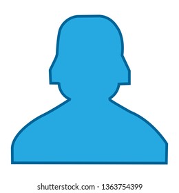 users icon - network add users isolated, new users illustration - Vector profile user