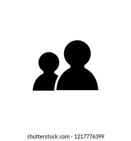 users icon. Simple glyph vector of web set for UI and UX, website or mobile application