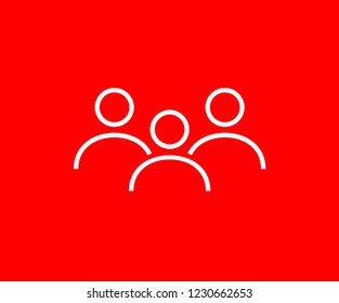 Users icon . Vector
