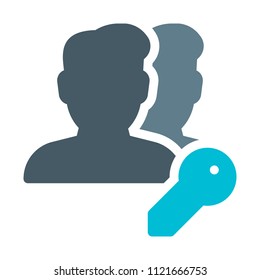 Users Key symbol