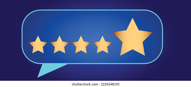Users rate the service experience on the online application Concept : Customer Satisfaction Survey after using the service.