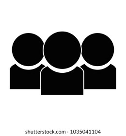 users silhouette contacts icon