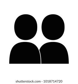 users silhouettes avatars icon