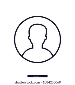 Users vector icon, Users  Vector illustration