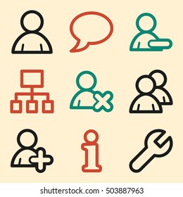 Users web icons