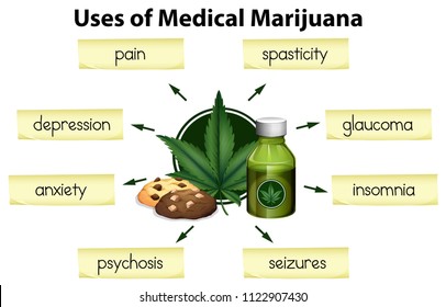 The Uses Of Medical Marijuana Illustration