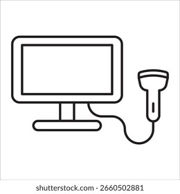 Usg stock icon outline vector