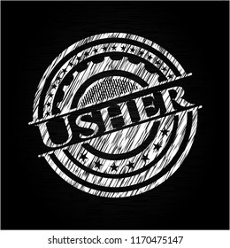 Usher chalk emblem