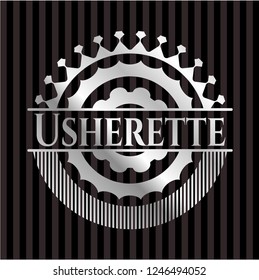 Usherette silvery emblem