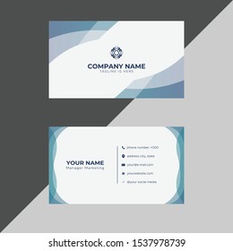 usiness card for retail and marketing with polygon style.