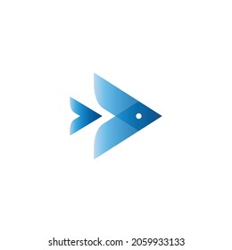 using abstract and colorful fish concept 