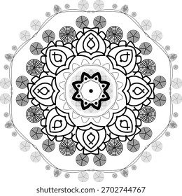 
Usar lienzos, dibujos o diseños de mandala a escala Grande en las paredes.