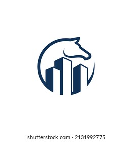 utilizando el concepto de círculos, caballos y edificios 