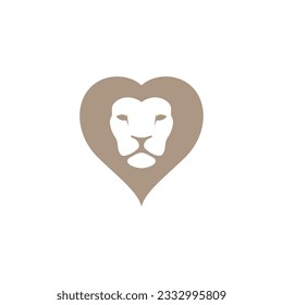 Using the Concept of a Lion's Face and a Heart Shape