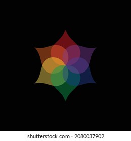 using the concept of mandala ornaments 