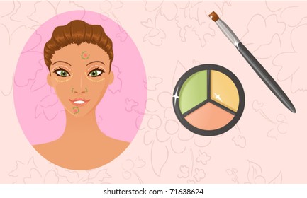 Using face color correctors