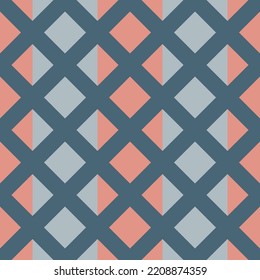 Utilizando una sombra de color de las tierras altas, compuesta por rosa, gris y verde, se crea una ilustración vectorial geométrica de un patrón abstracto sin soldadura para utilizarla como fondo de fondo de fondo de fondo de fondo.