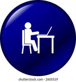 usando um botão do laptop