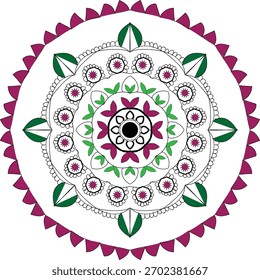 Using Mandala in brand identity or poster, banner, packaging design makes the design more attractive.