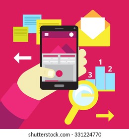 Using a mobile phone in modern life, modern technology