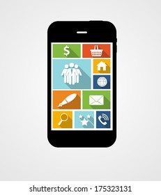 Using Online Services Concept Flat Vector Illustration