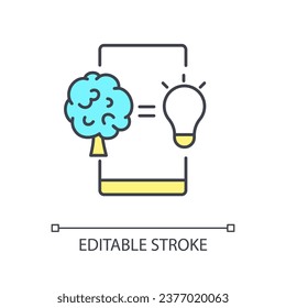 Using power of familiarity in design RGB color icon. Real world scenes. App usability. User experience. Isolated vector illustration. Simple filled line drawing. Editable stroke. Arial font used