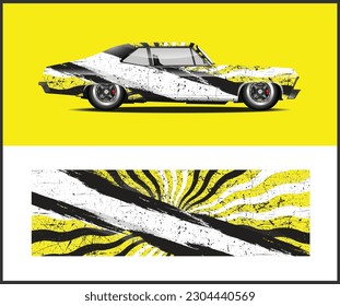 Using a premium vehicle template, create a vehicle wrap.
