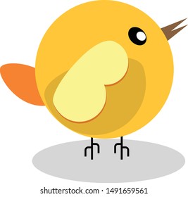 Using shapes and design cute birds