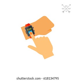 Using Smart Watch Icon