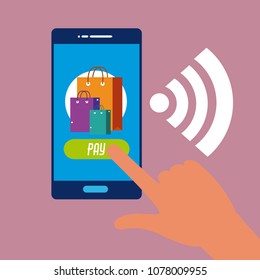Using smartphone to buy online